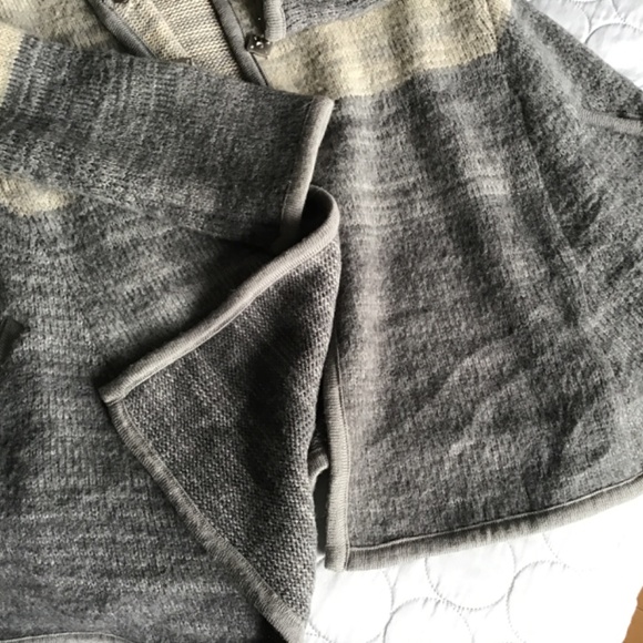 FREE PEOPLE WOOL BLEND LONG SEMI-ADJUSTED KNIT CARDIGAN, APPROX SIZE MED/LARGE - Picture 12 of 16